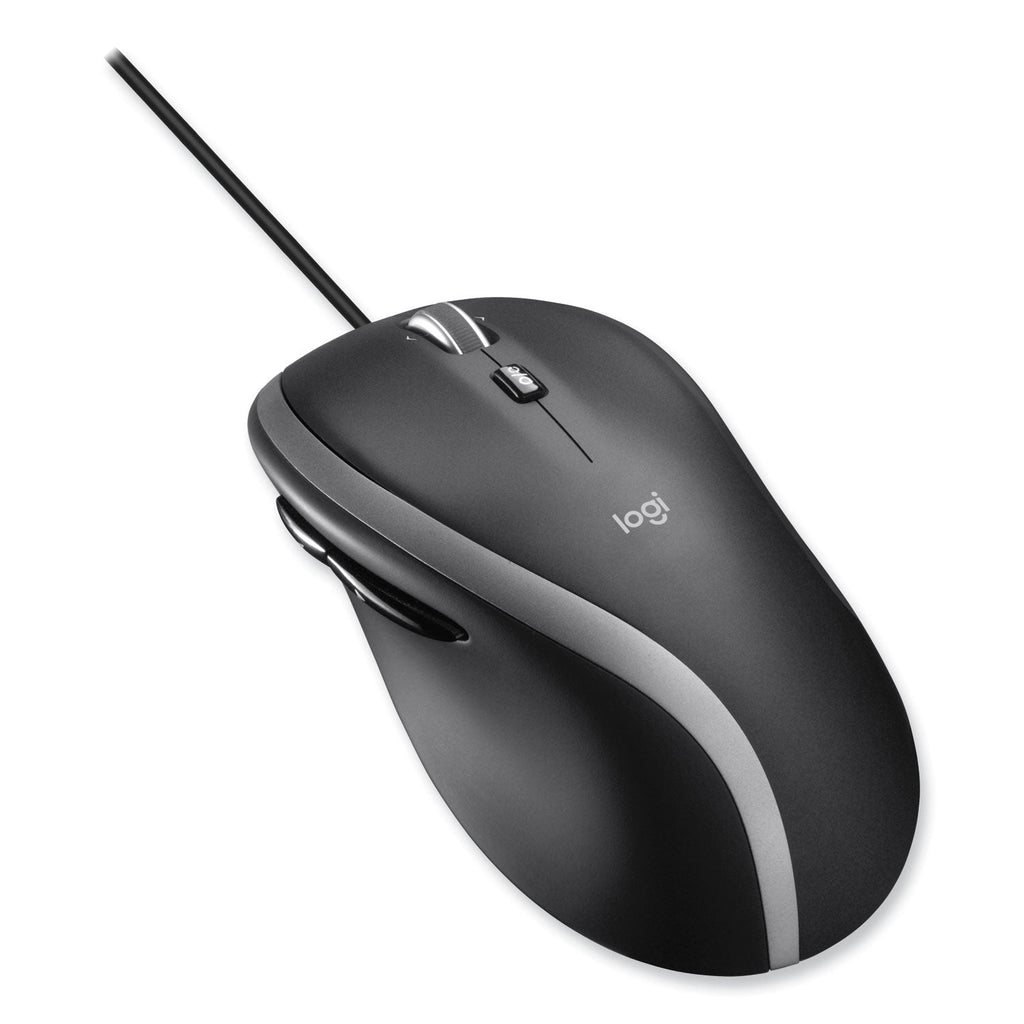 Logitech Advanced Corded Mouse M500s, USB, Right Hand Use, Black
