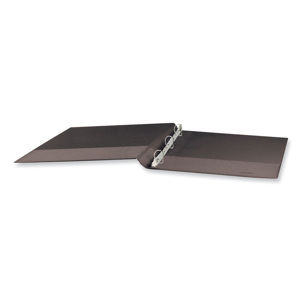 Universal Slant D-Ring View Binder, 3 Rings, 0.5" Capacity, 11 x 8.5, Black