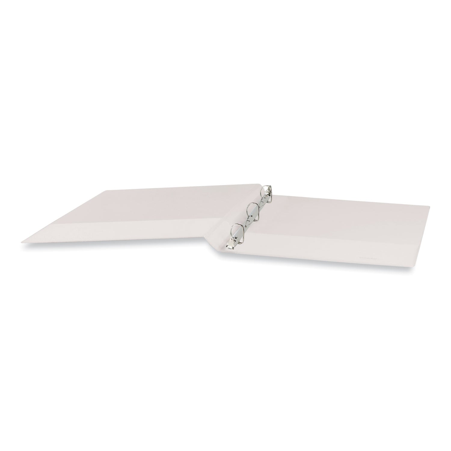 Universal Slant D-Ring View Binder, 3 Rings, 0.5" Capacity, 11 x 8.5, White