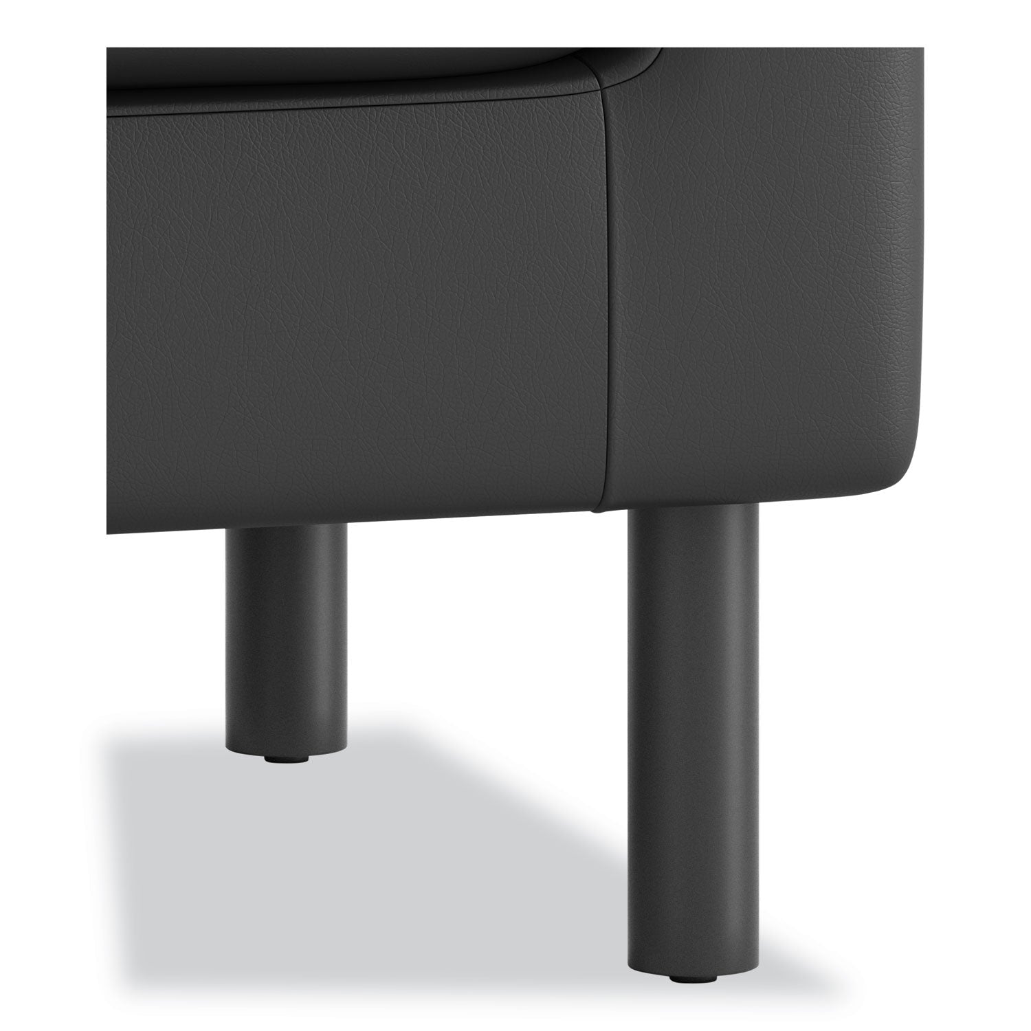HON Parkwyn Series Club Chair, 33" x 26.75" x 29", Black Seat/Back, Black Base