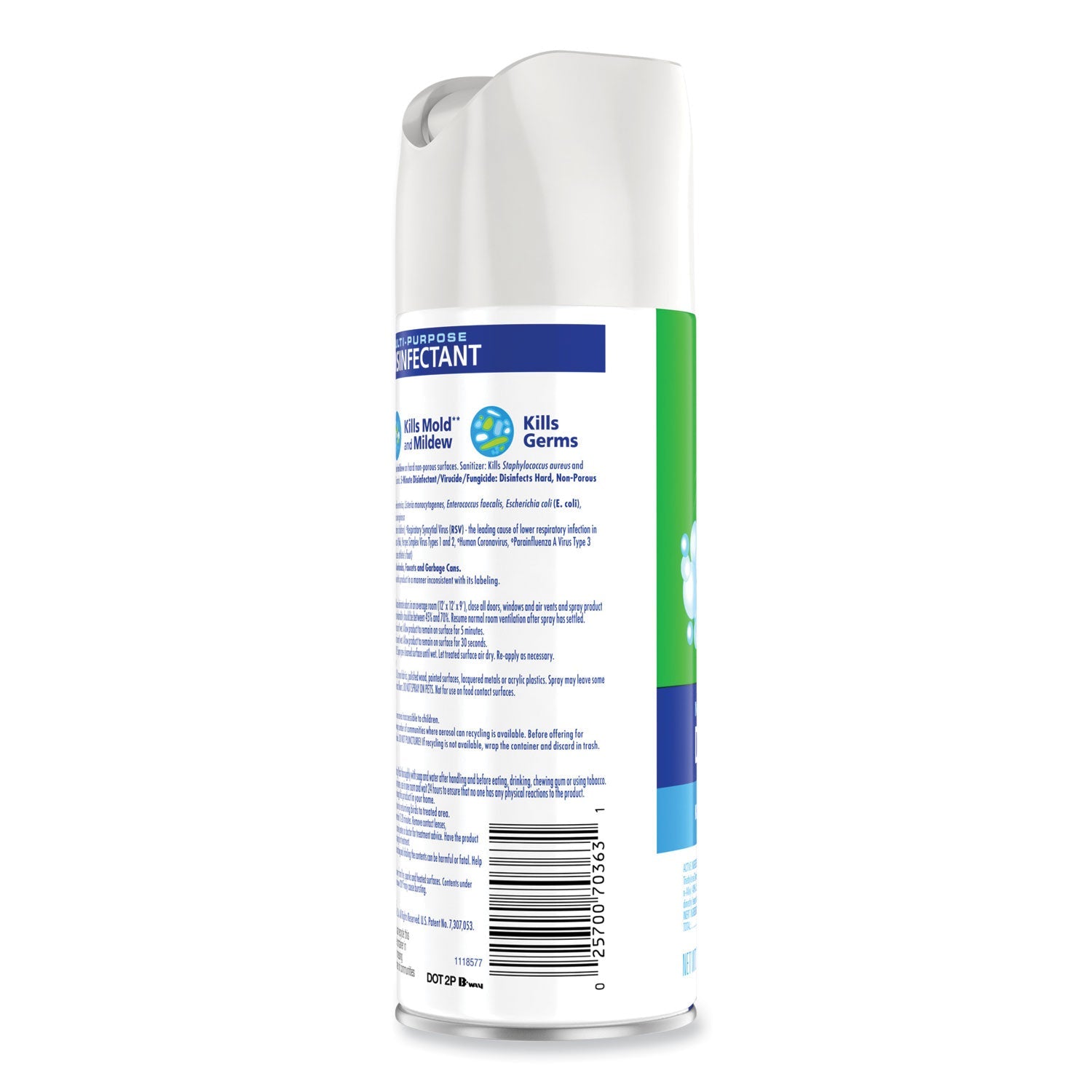 Scrubbing Bubbles Multi-Purpose Disinfectant Spray, 12 oz Aerosol Spray, 12/Carton