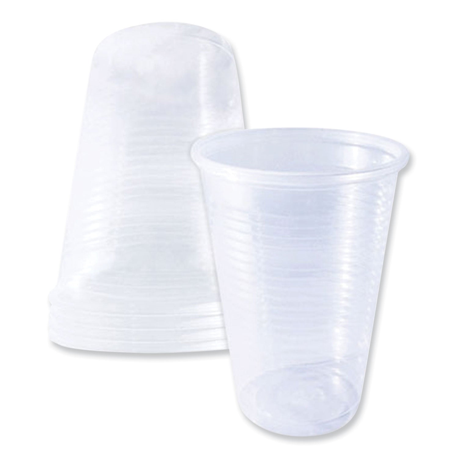 SupplyCaddy Translucent Cold Cups, 7 oz, Clear, 3,000/Carton