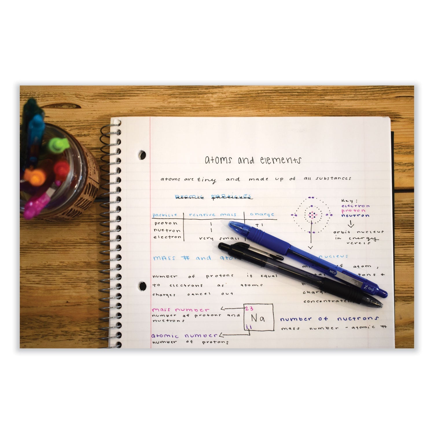 Zebra Z-Grip Ballpoint Pen, Retractable, Medium 0.7 mm, Black Ink, Black Tinted Barrel, 30/Pack