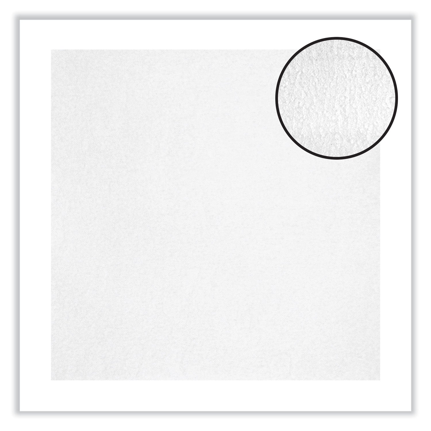 Hoffmaster Linen-Like Natural Flat Pack Napkin, Ultraply, 16" x 16", White, 1,200/Carton