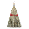 Boardwalk Corn Whisk Broom, Corn Fiber Bristles, 9" Bristle Length, Yellow, 12/Carton