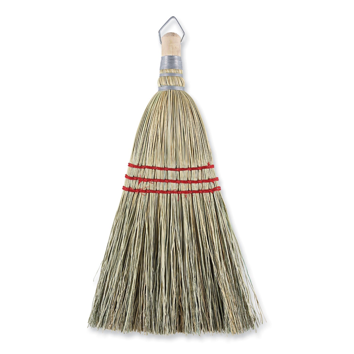 Boardwalk Corn Whisk Broom, Corn Fiber Bristles, 9" Bristle Length, Yellow, 12/Carton