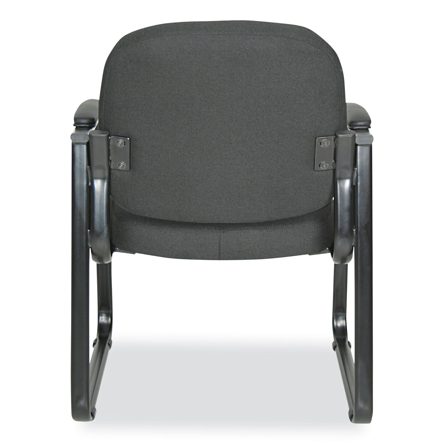 Alera Genaro Series Half-Back Sled Base Guest Chair, 25" x 24.80" x 33.66", Black
