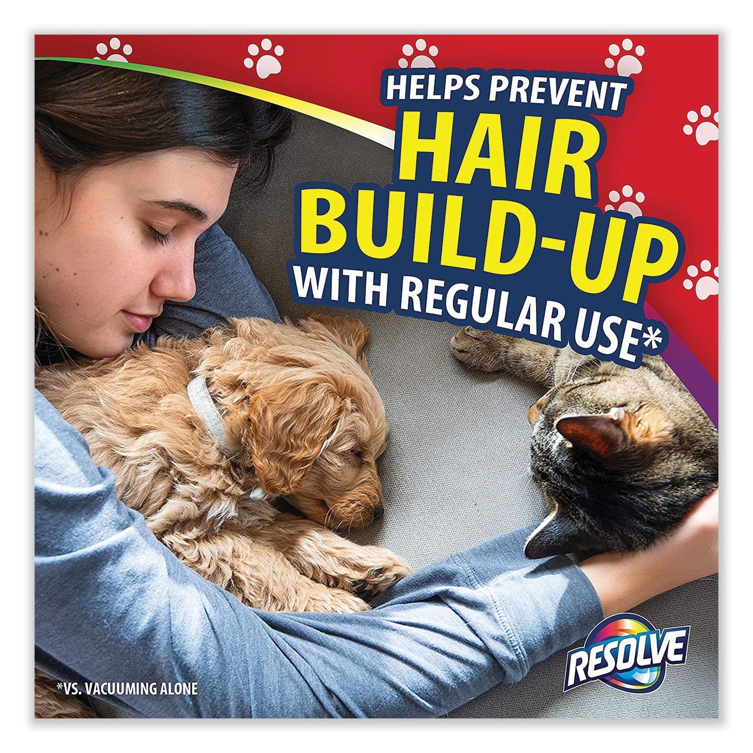 RESOLVE Pet Expert Hair Eliminator, Floral, 18 oz Aerosol Spray, 6/Carton