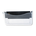 Rubbermaid Unbreakable Magnetic Wall File, A4/Letter Size, 13.75" x 3" x 6.63", Clear