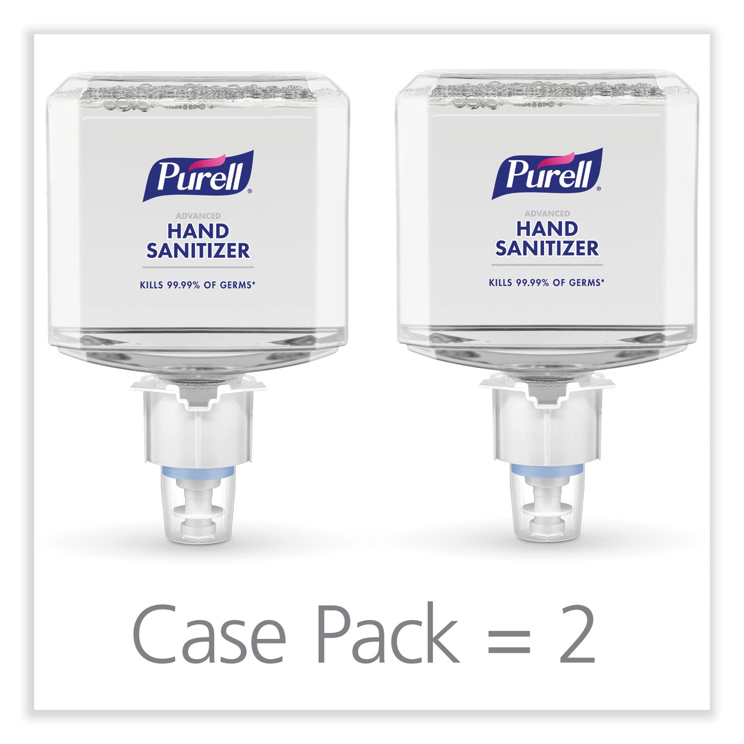 PURELL Advanced Hand Sanitizer Foam, For ES6 Dispensers, 1,200 mL Refill, , Clean Scent 2/Carton