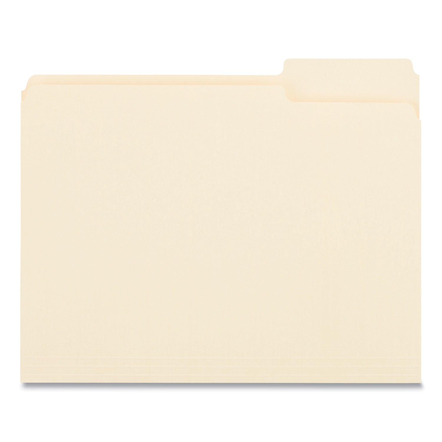 Universal Top Tab File Folders, 1/3-Cut Tabs: Right Position, Letter Size, 0.75" Expansion, Manila, 100/Box