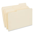 Universal Double-Ply Top Tab Manila File Folders, 1/3-Cut Tabs: Assorted, Legal Size, 0.75" Expansion, Manila, 100/Box