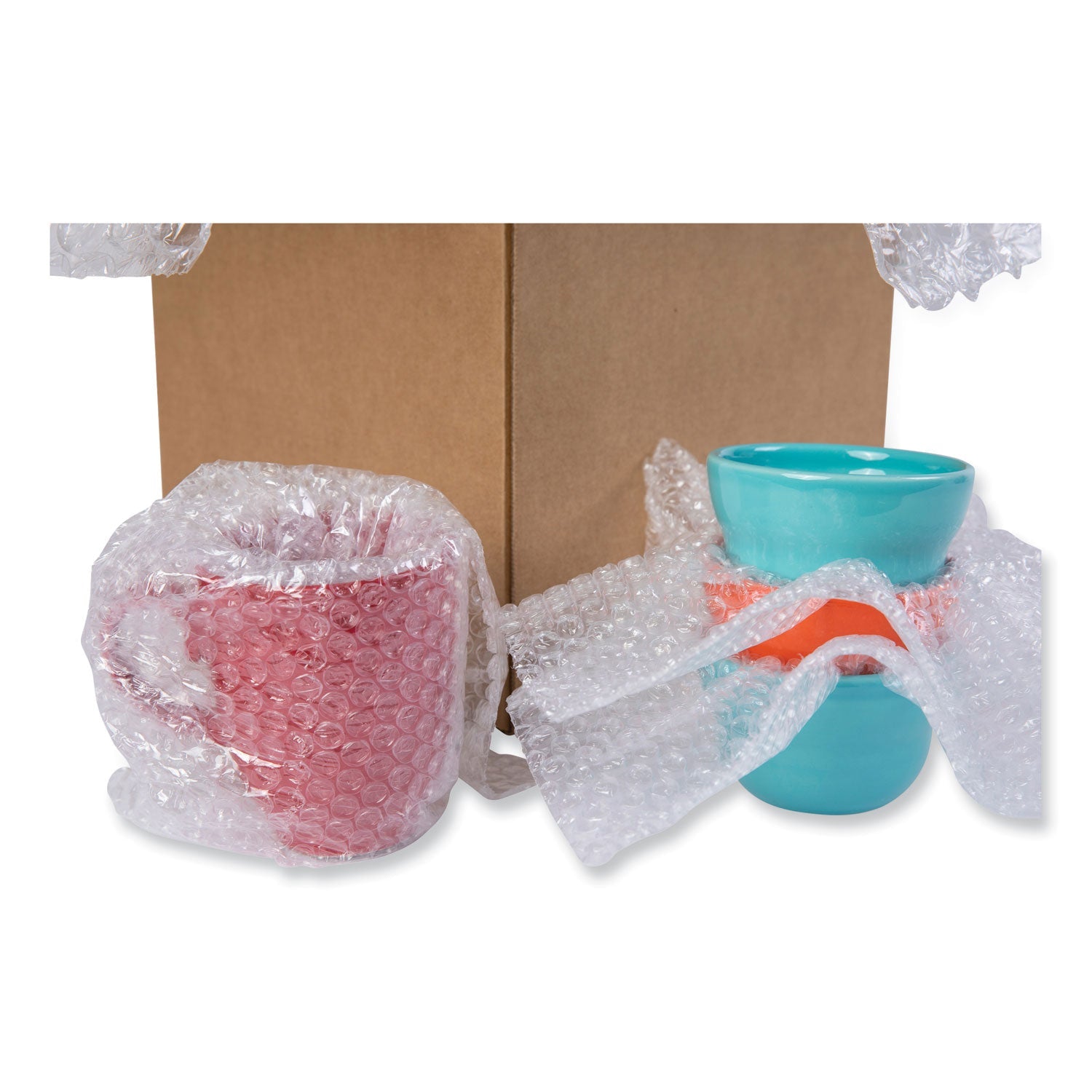 Universal Bubble Packaging, 0.31" Thick, 24" x 75 ft, Perforated Every 24", Clear, 4/Carton