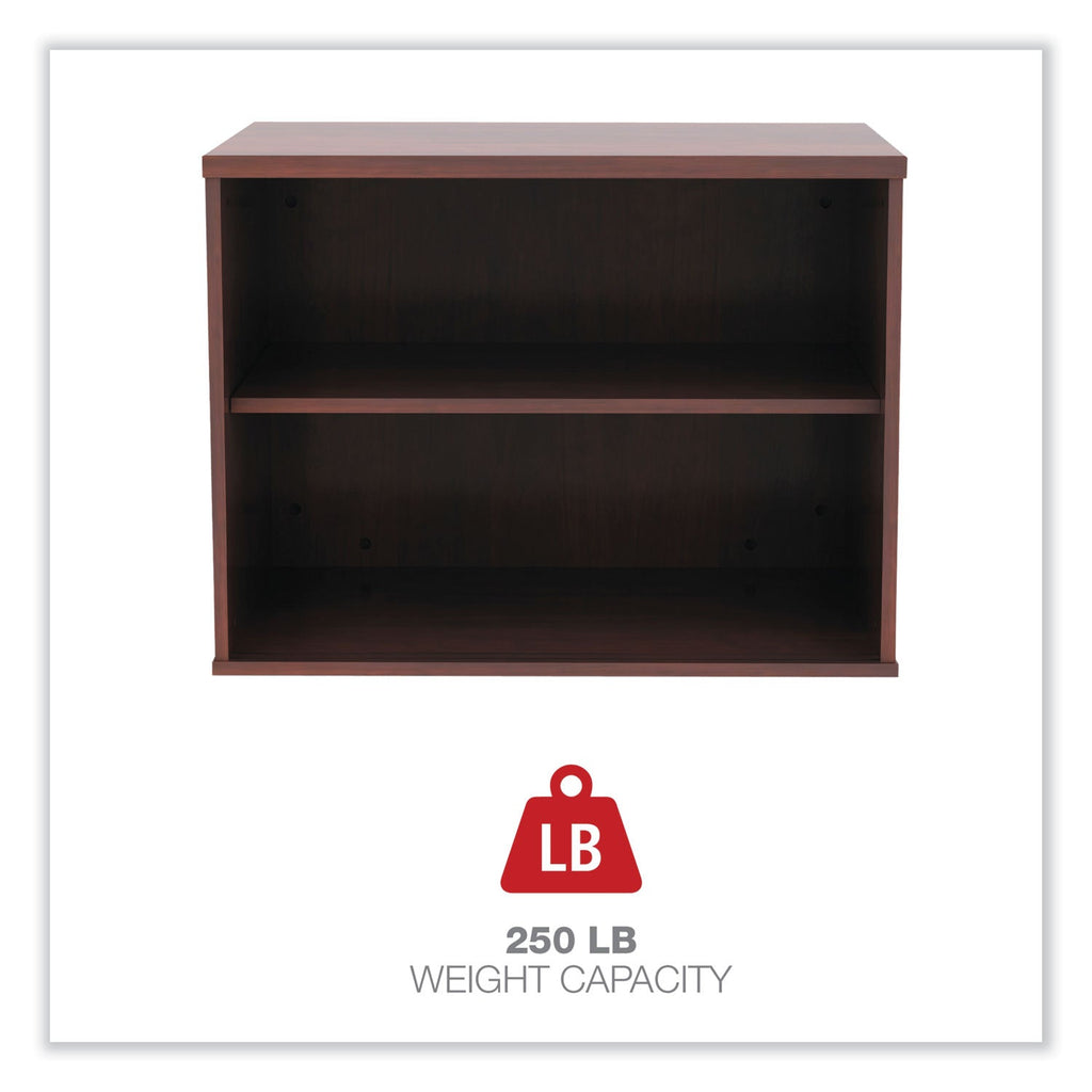 Alera Open Office Low Storage Cabinet Credenza, 29 1/2 x 19 1/8x 22 7/8, Cherry