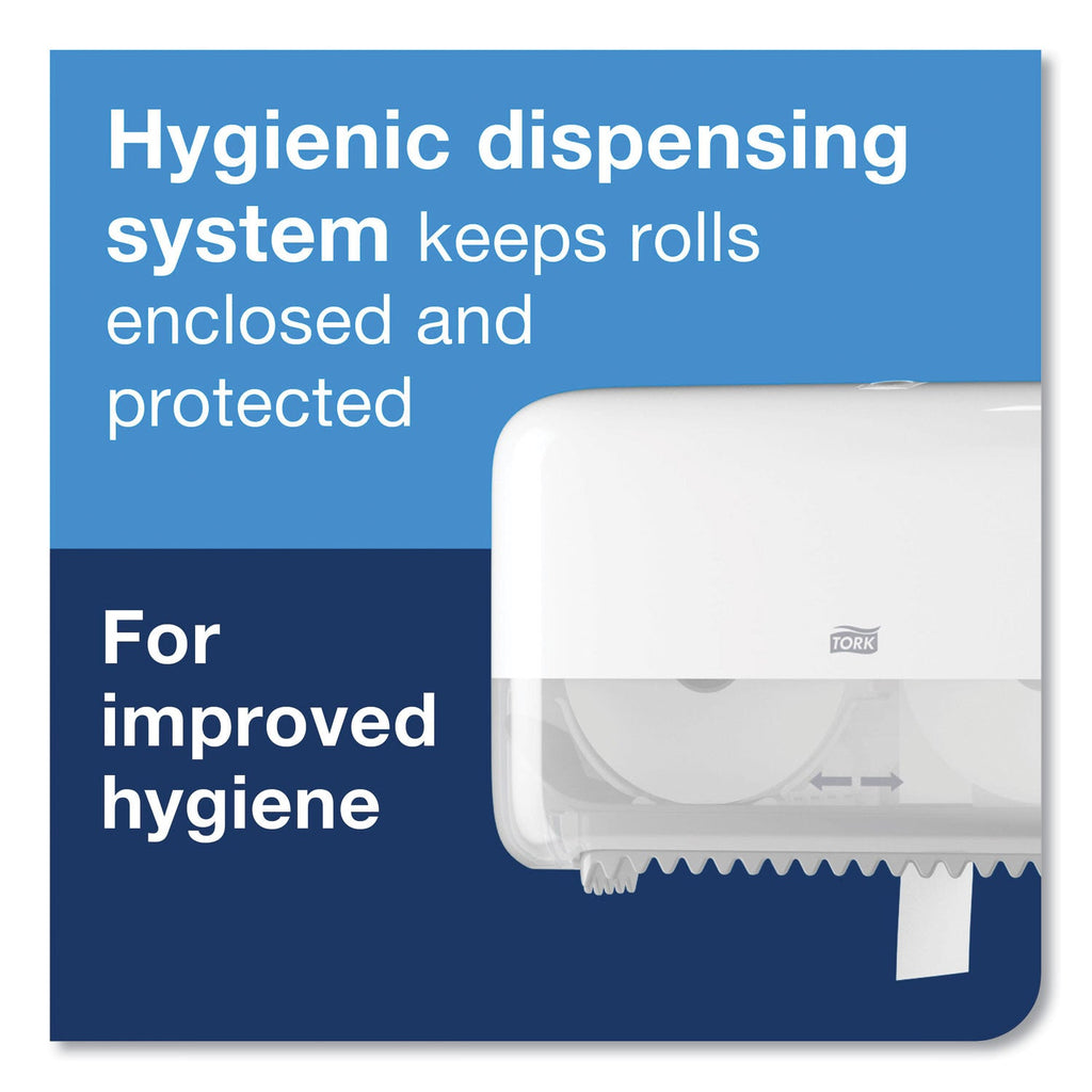 Tork Elevation Coreless High Capacity Bath Tissue Dispenser, 14.17 x 5.08 x 8.23, Black
