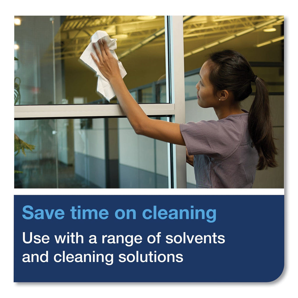 Tork Cleaning Cloth, 8.46 x 16.13, White, 100 Wipes/Box, 10 Boxes/Carton