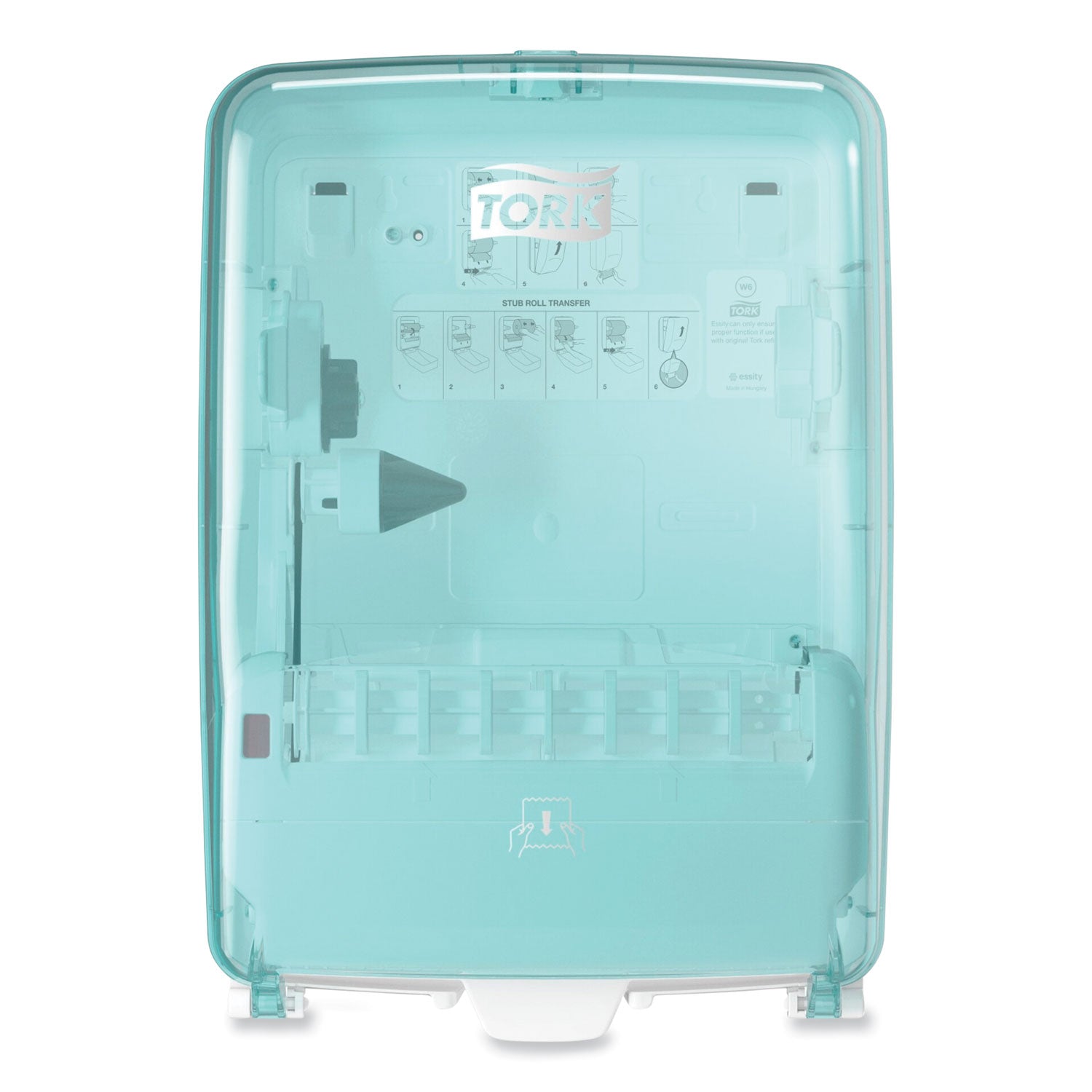 Tork Washstation Dispenser, 12.56 x 10.57 x 18.09, Aqua/White
