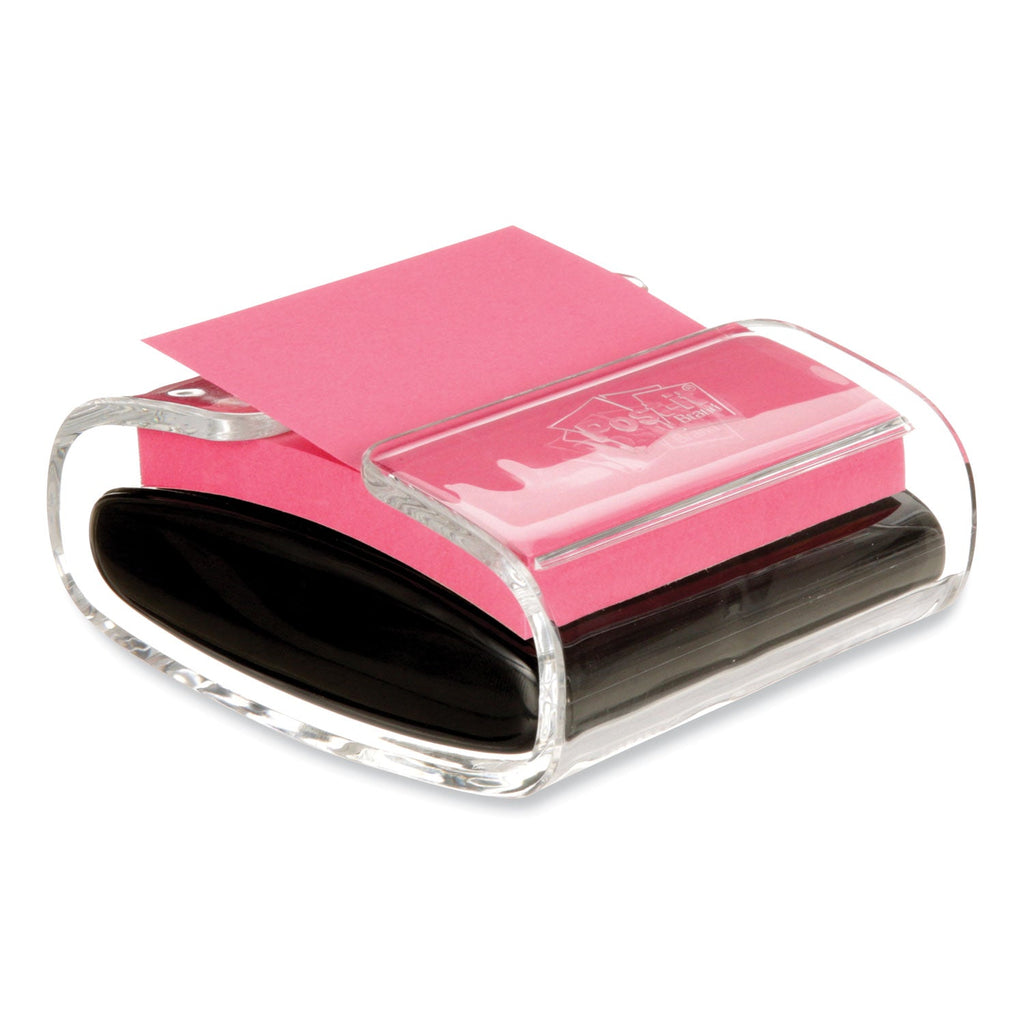 Post-it Pop-up Dispenser Value Pack, For 3 x 3 Pads, Black/Clear, Includes (12) Rio de Janeiro Super Sticky Pop-up Pad