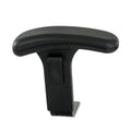 Safco Optional Height-Adjustable T-Pad Arms for Safco Uber Big and Tall High-Back and Mid-Back Chairs, Black, 2/Set