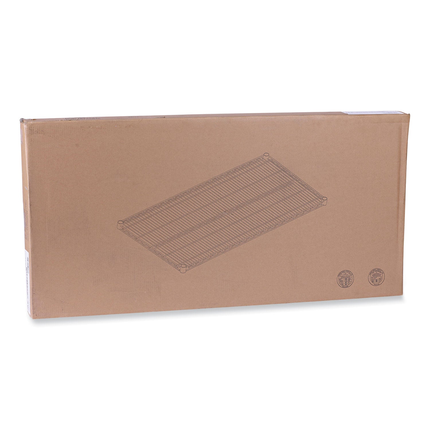 Alera Industrial Wire Shelving Extra Wire Shelves, 48w x 24d, Silver, 2 Shelves/Carton