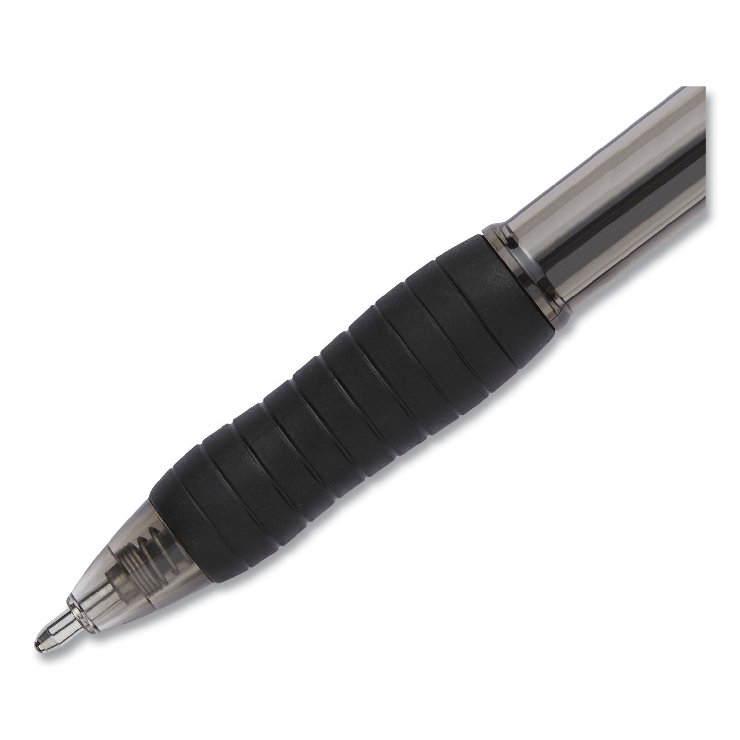 Paper Mate Profile Ballpoint Pen Value Pack, Retractable, Bold 1.4 mm, Black Ink, Smoke Barrel, 36/Box