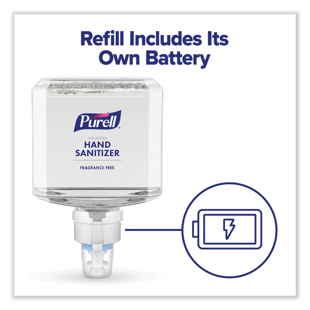 PURELL ES8 Touch Free Hand Sanitizer Dispenser, 1,200 mL, 5.25 x 8.56 x 12.13, White