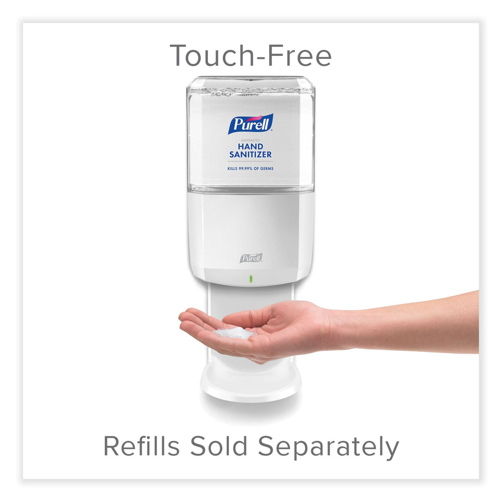 PURELL ES8 Touch Free Hand Sanitizer Dispenser, 1,200 mL, 5.25 x 8.56 x 12.13, White