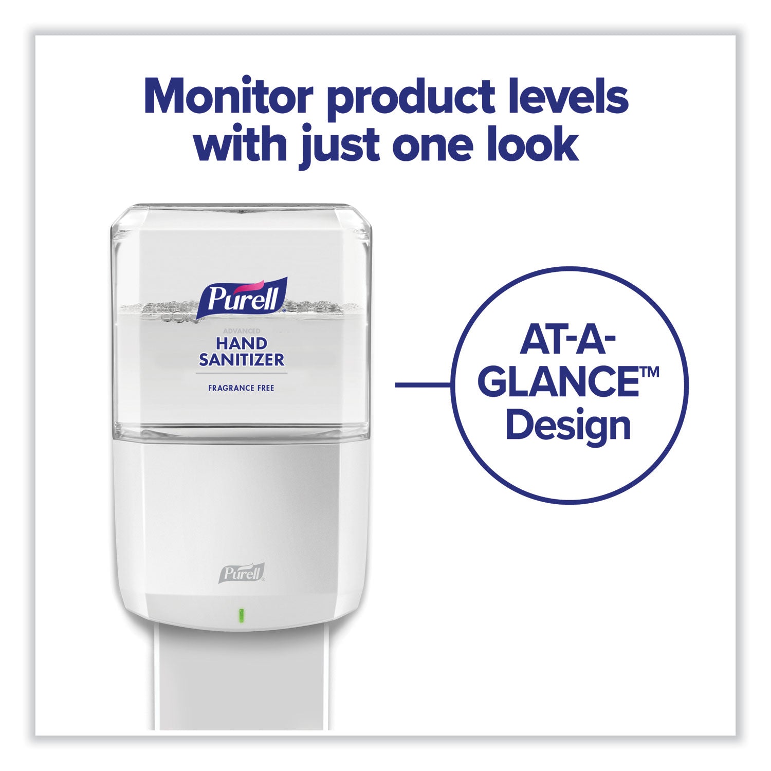 PURELL ES8 Touch Free Hand Sanitizer Dispenser, 1,200 mL, 5.25 x 8.56 x 12.13, White