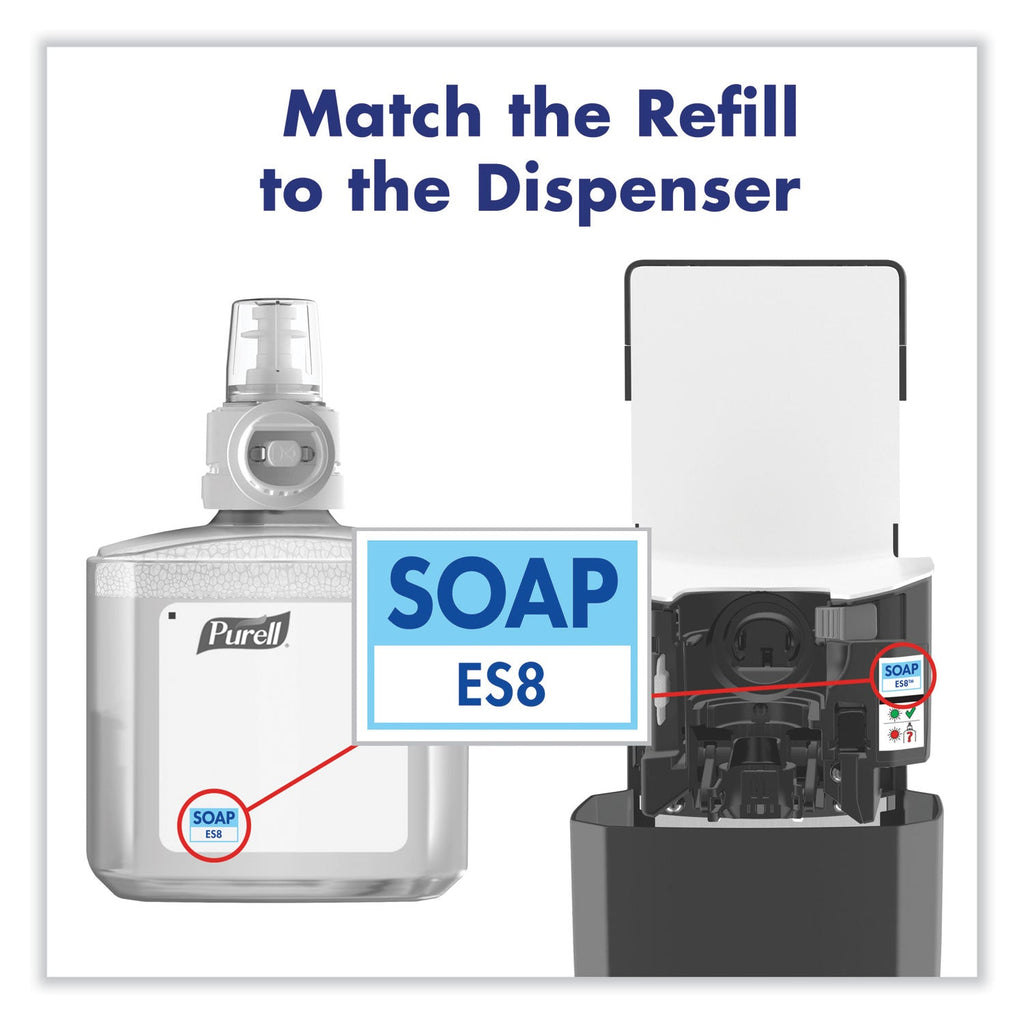 PURELL ES8 Soap Touch-Free Dispenser, 1,200 mL, 5.25 x 8.8 x 12.13, Graphite