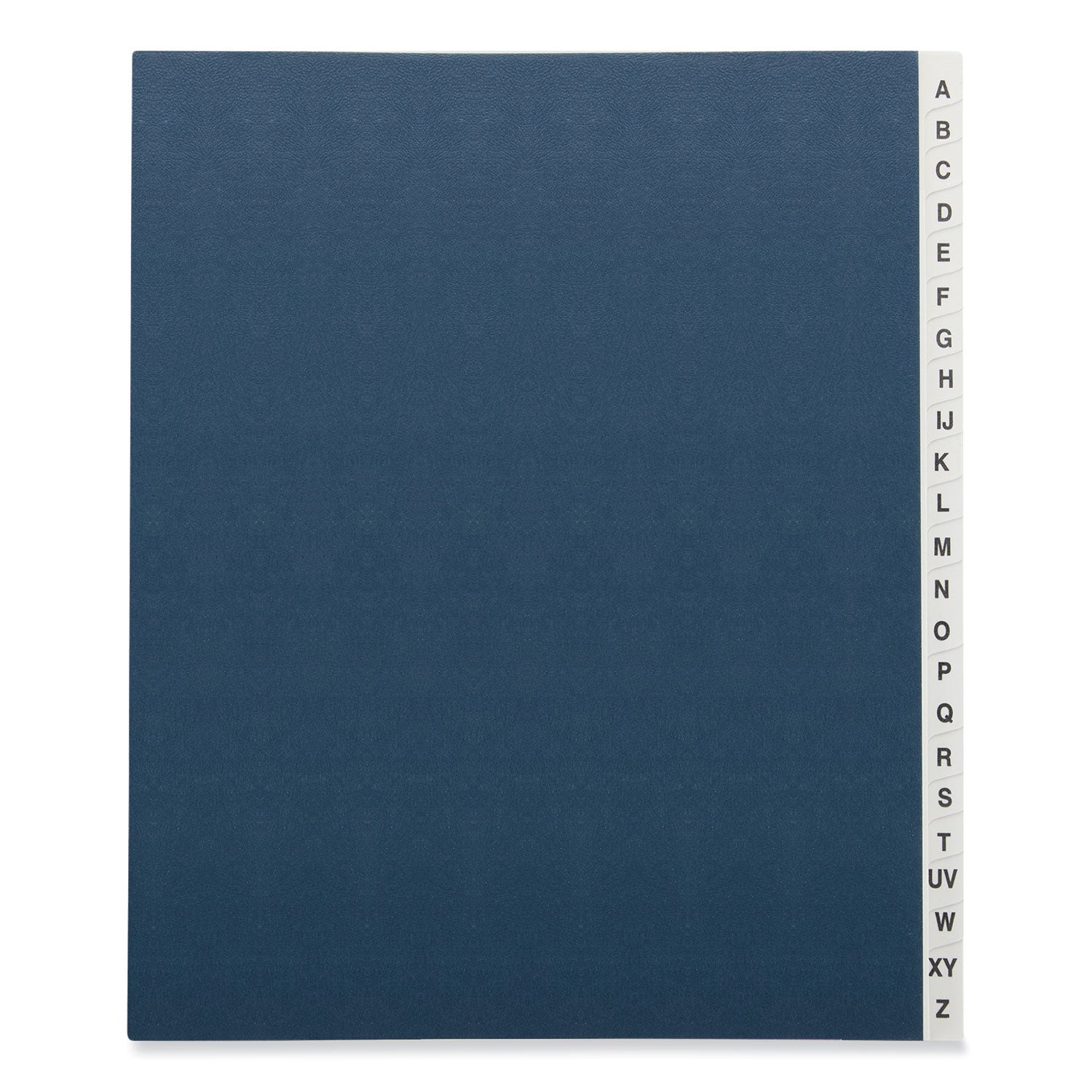 Universal Expanding Desk File, 20 Dividers, Alpha Index, Letter Size, Blue Cover