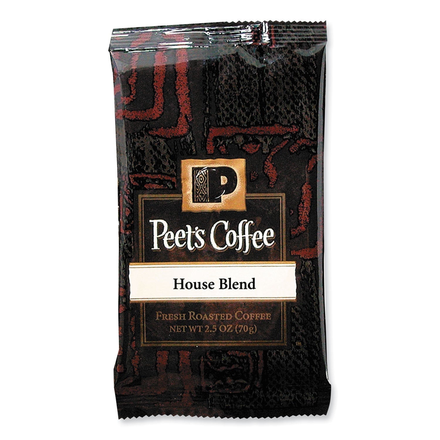 Peet's Coffee & Tea Coffee Portion Packs, House Blend, 2.5 oz Frack Pack, 18/Box