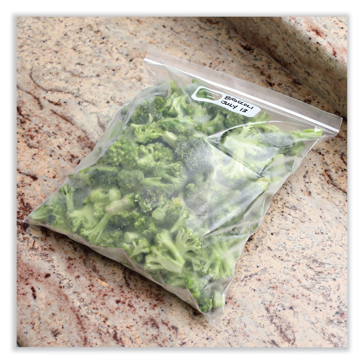 Boardwalk Reclosable Food Storage Bags, 2 gal, 2.7 mil, 13" x 15", Clear, 100/Box