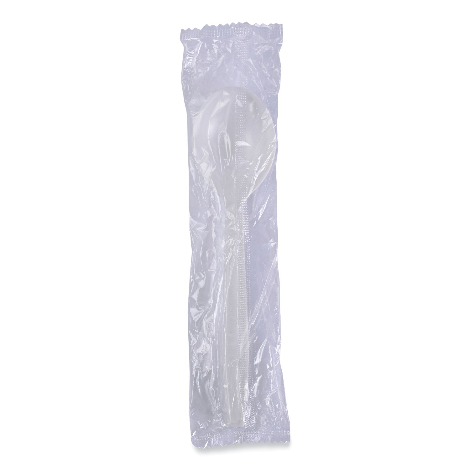 Boardwalk Heavyweight Wrapped Polypropylene Cutlery, Soup Spoon, White, 1,000/Carton