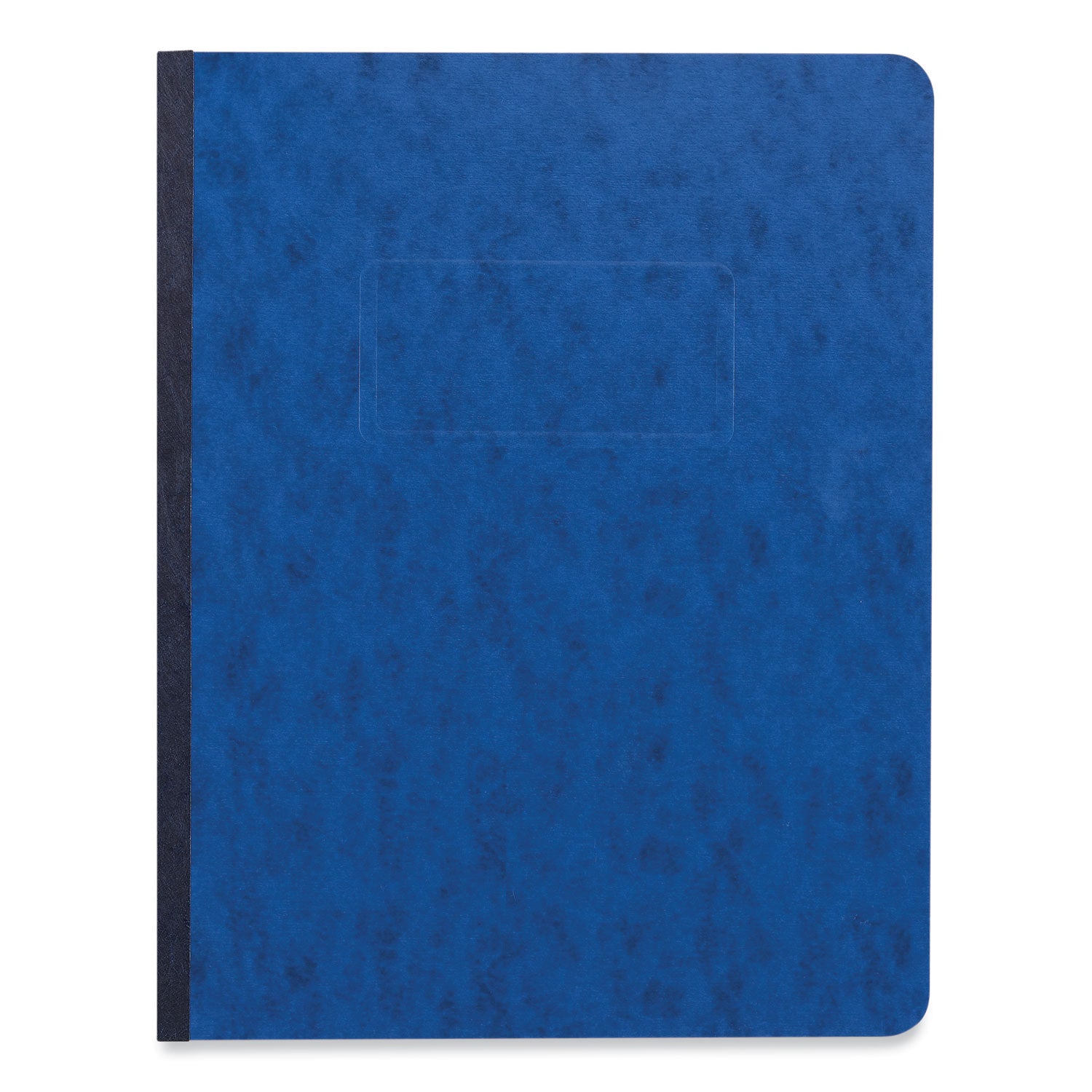 Universal Pressboard Report Cover, Two-Piece Prong Fastener, 3" Capacity, 8.5 x 11, Dark Blue/Dark Blue