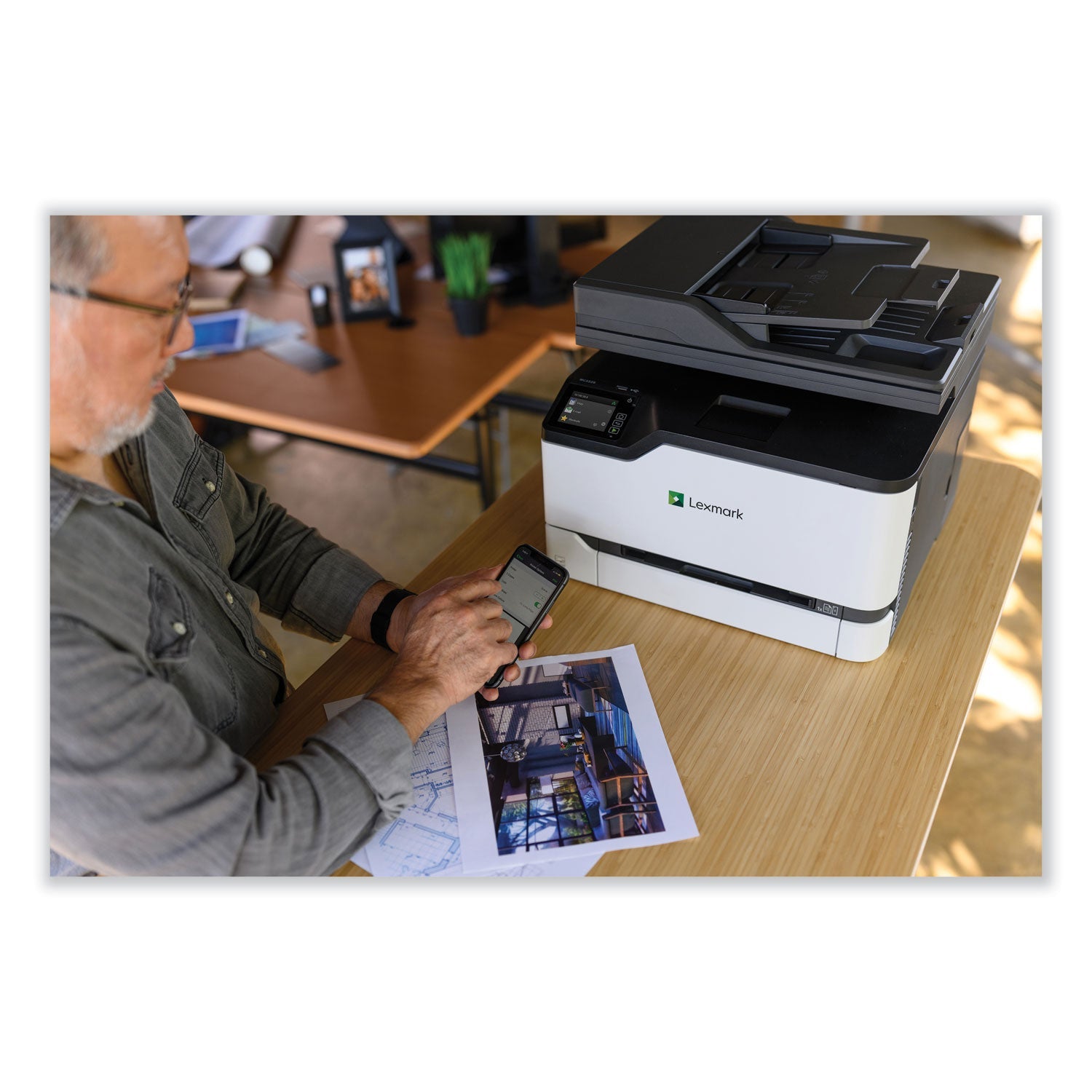 Lexmark CX331adwe Multifunction Color Laser Printer,  Copy/Fax/Print/Scan