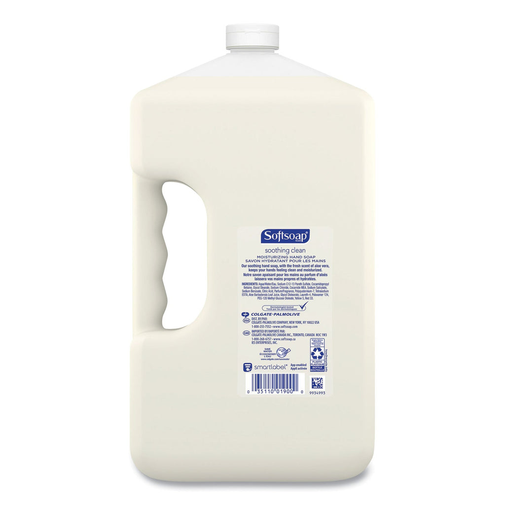 Softsoap Liquid Hand Soap Refill with Aloe, Aloe Vera Fresh Scent, 1 gal Refill Bottle
