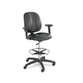 Safco Adjustable T-Pad Arms for Safco Apprentice Series Chairs, 4.13" x 10.25" x 10", Black, 2/Set