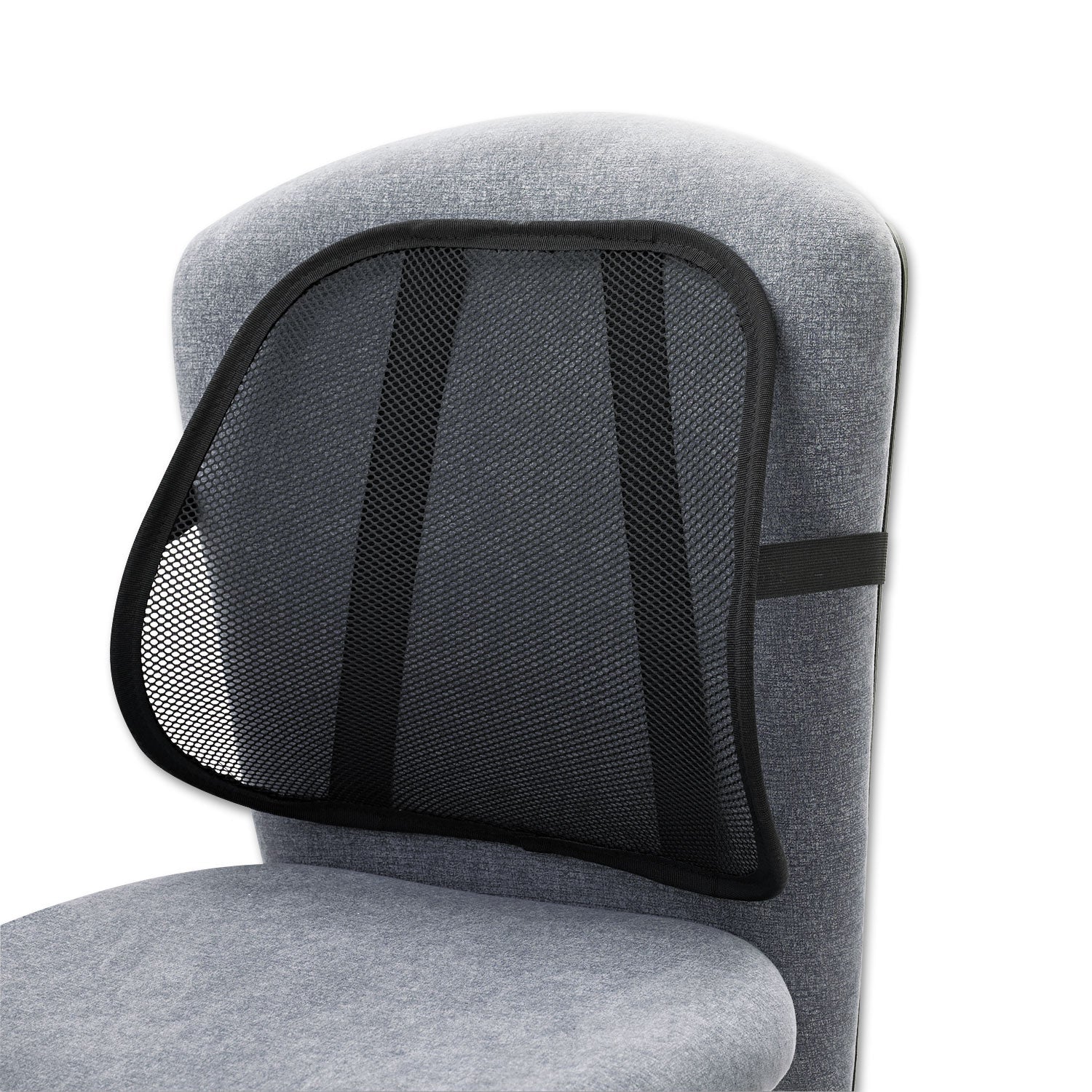 Safco Mesh Backrest, 17.5 x 3 x 15, Black
