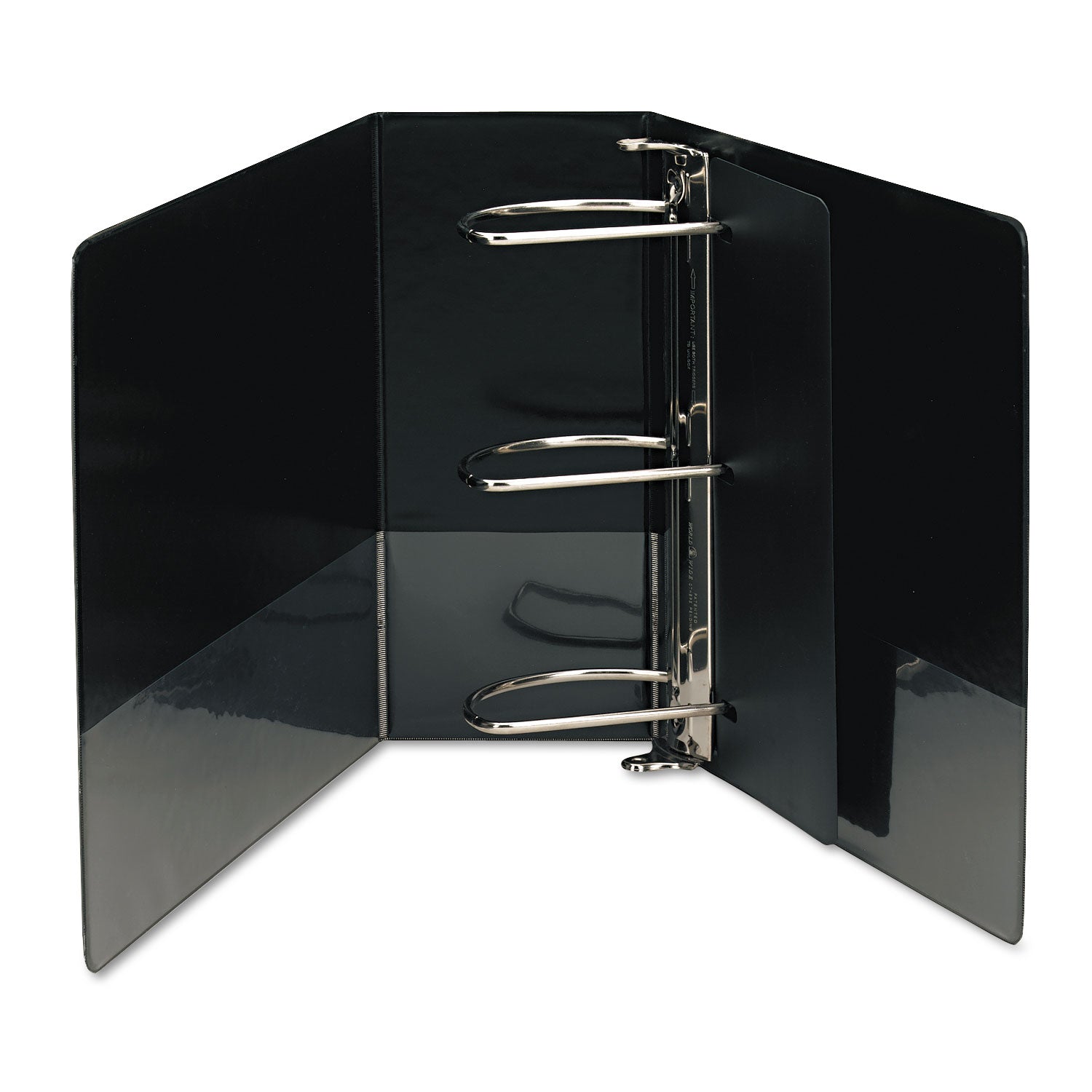 Samsill Nonstick D-Ring View Binder, 3 Rings, 5" Capacity, 11 x 8.5, Black