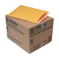 Sealed Air Jiffylite Self-Seal Bubble Mailer, #6, Barrier Bubble Air Cell Cushion, Self-Adhesive Closure, 12.5 x 19, Brown Kraft, 50/CT