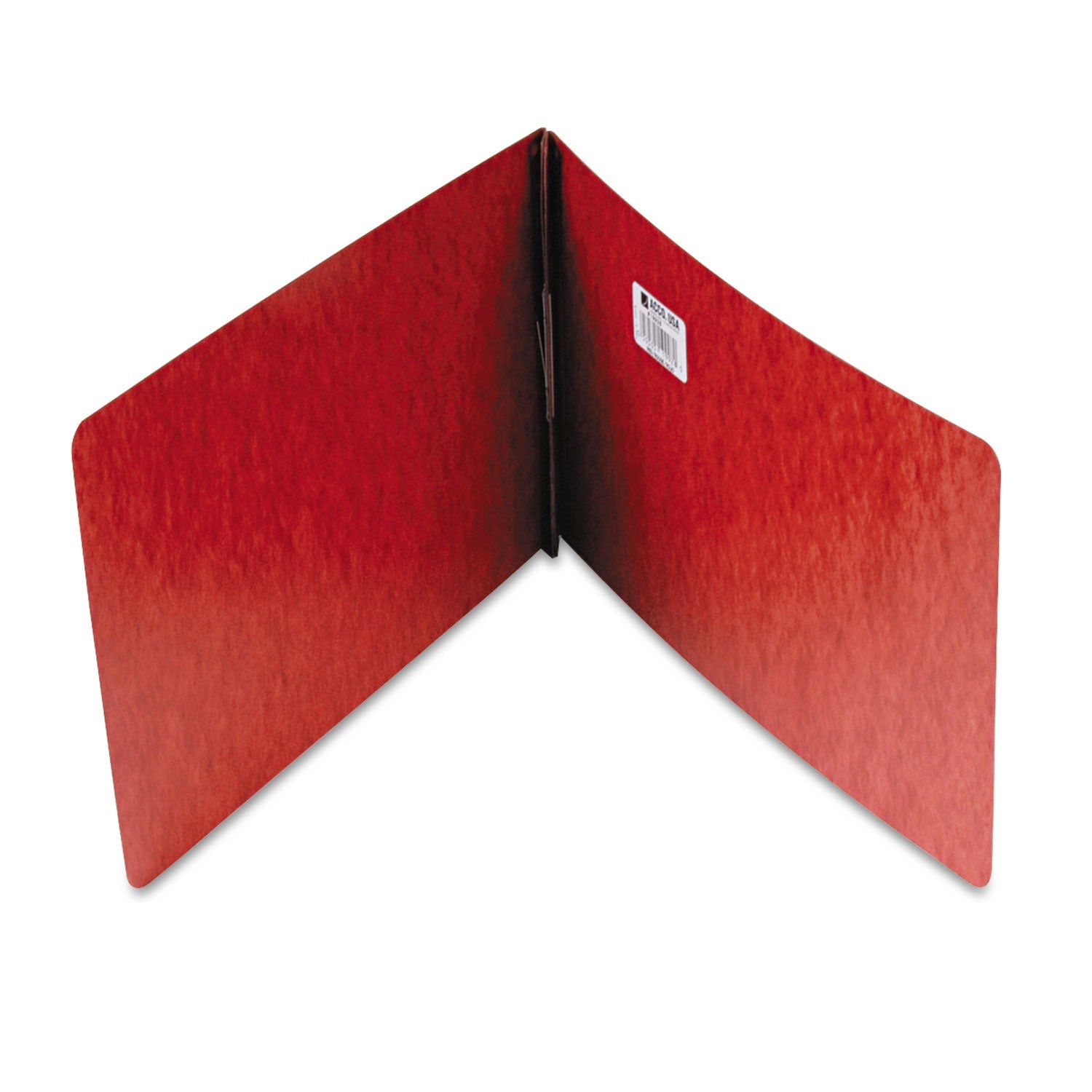 ACCO Pressboard Report Cover with Tyvek Reinforced Hinge, Two-Piece Prong Fastener, 2" Capacity, 8.5 x 14, Red/Red