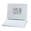 ACCO PRESSTEX Covers with Storage Hooks, 2 Posts, 6" Capacity, 14.88 x 11, Light Gray