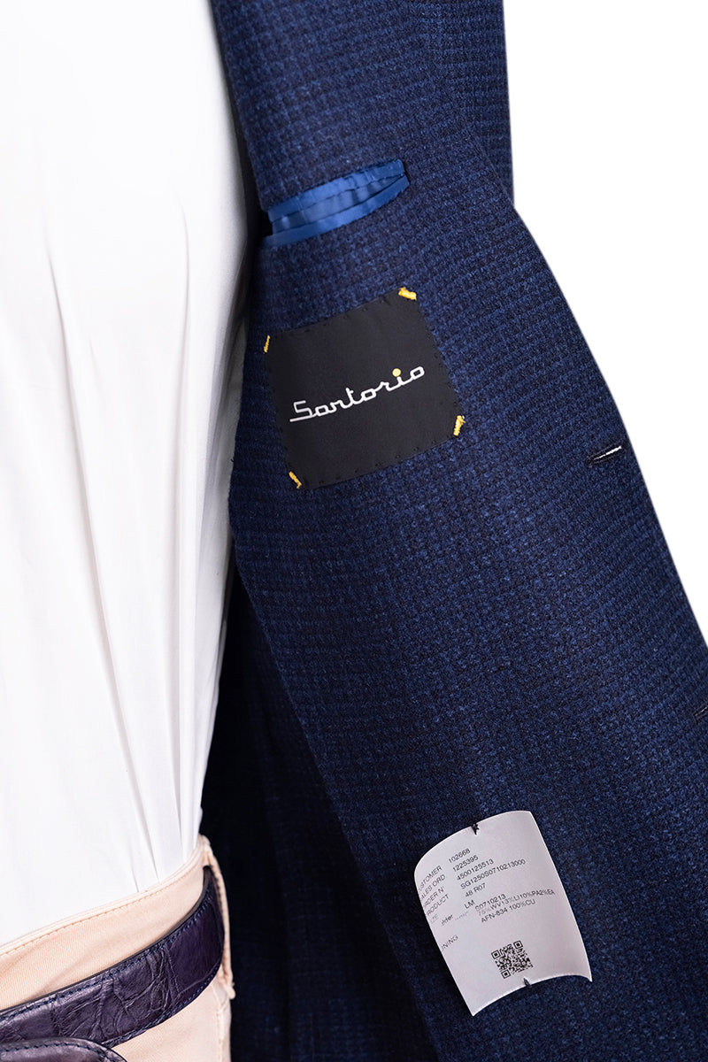 Sartorio Houndstooth Virgin Wool Sport Jacket