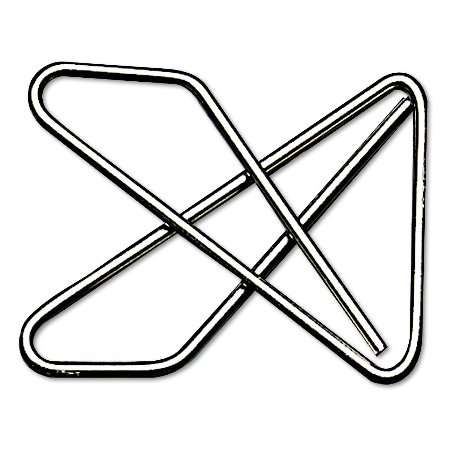 ACCO Ideal Clamps, #2, Smooth, Silver, 50/Box