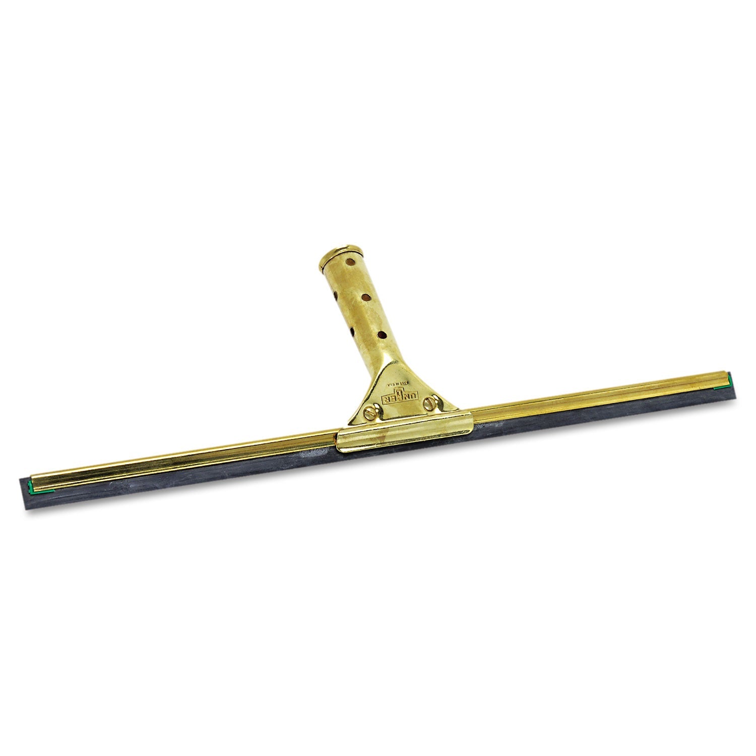 Unger Golden Clip Brass Squeegee Complete, 18" Wide Blade, 4.5" Handle