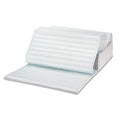 Universal Printout Paper, 3-Part, 15 lb Bond Weight, 14.88 x 11, White/Green Bar, 1,100/Carton