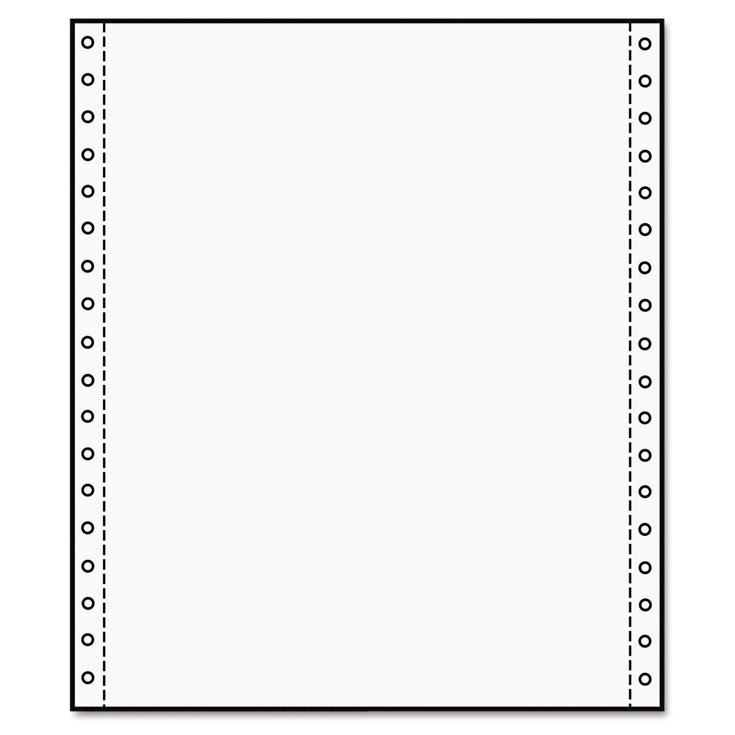 Universal Printout Paper, 2-Part, 15 lb Bond Weight, 9.5 x 11, White/Canary, 1,800/Carton