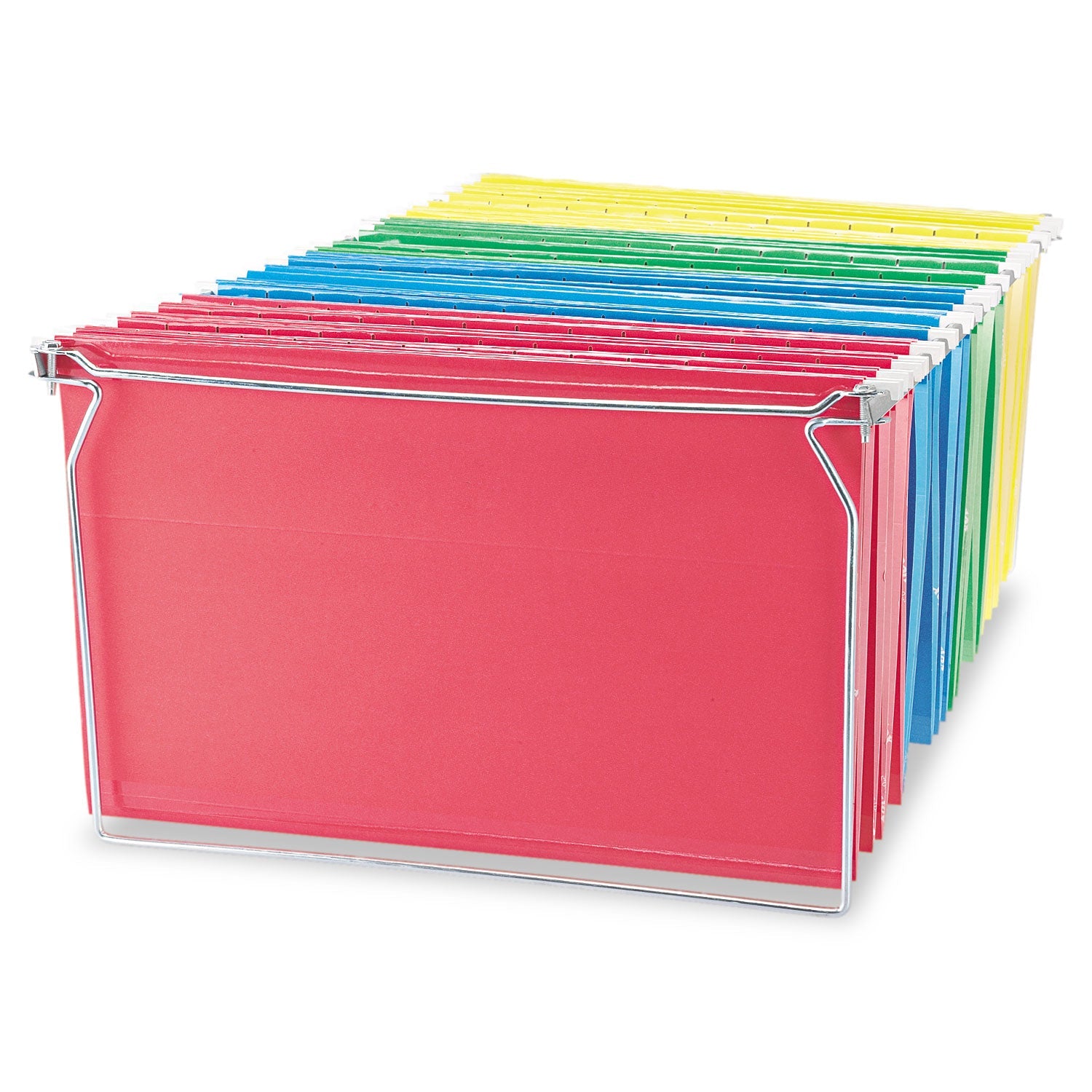 Universal Screw-Together Hanging Folder Frame, Legal Size, 23" to 26.77" Long, Silver, 6/Box