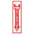 Headline Glow In The Dark Sign, 4 x 13, Red Glow, Fire Extinguisher