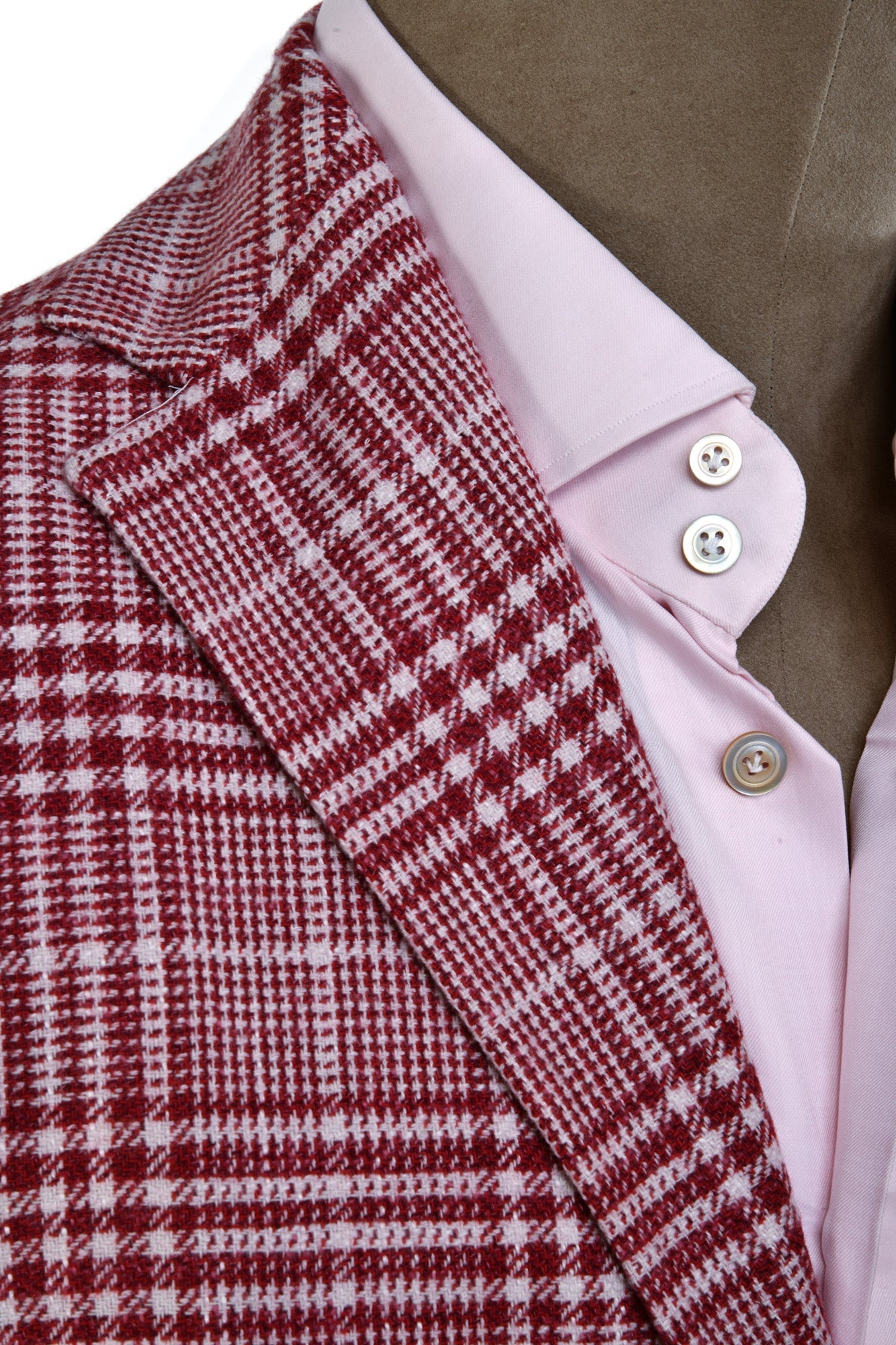 Sartorio Glen Check Plaid Virgin Wool-Silk Sport Jacket